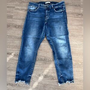 Women’s Flying Monkey Shark-bite Hem Skinny Jean